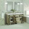 James Martin Vanities 60'' Double Vanity, Whitewashed Oak w/ 3 CM Arctic Fall Solid Surface Top 424-V60D-WWO-3AF - alternate 2